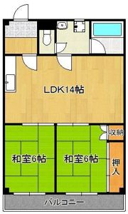 陣山ビルの間取り画像