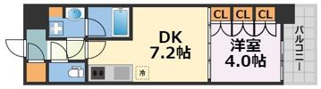 コンフォリア・リヴ北久宝寺Qの間取り画像