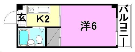 坊ちゃんハイツの間取り画像