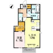 プランドールUの間取り画像