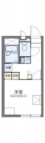 レオパレスエルミタージュの間取り画像