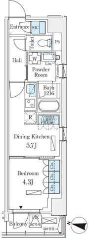 ロイヤルパークス赤羽サウスの間取り画像
