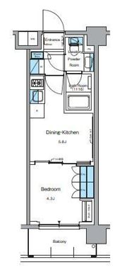 ルフォンプログレ押上EASTの間取り画像