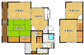 熊谷三丁目戸建の間取り画像