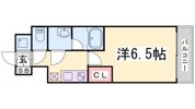 ファーストフィオーレ神戸湊町の間取り画像