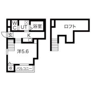 UNリヴィエール高松の間取り画像
