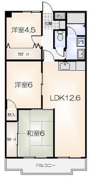 東洋ハイツパートIIの間取り画像