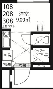 Nano上落合の間取り画像