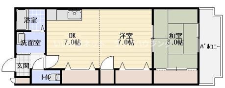 パラシオン菊水の間取り画像