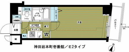 フェニックス神田岩本町壱番館の間取り画像