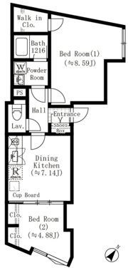 EDIT西池袋の間取り画像