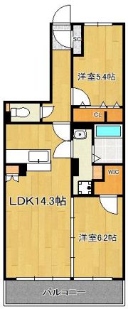 エルデ幸神の間取り画像