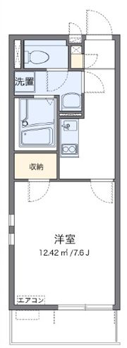 クレイノグラシアス ワンの間取り画像