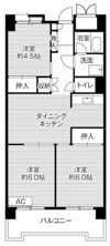 ビレッジハウス品川八潮タワー1号棟の間取り画像