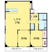 レジデンスヤマザキⅡの間取り画像
