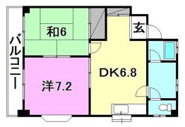 久枝ハイツの間取り画像