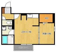 トレス若園館の間取り画像