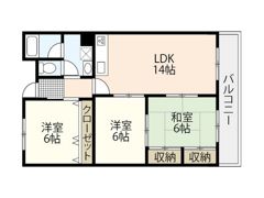 インペリアルハイツ今の間取り画像