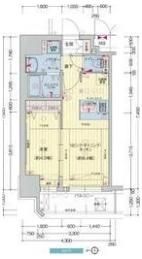 プレサンス梅田東グラッドの間取り画像