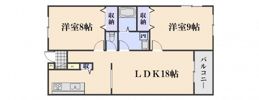 ライズガーデン参番館の間取り画像