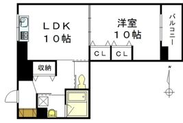 グロリアス十日市の間取り画像