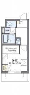 レオパレスシェル都Ⅲの間取り画像