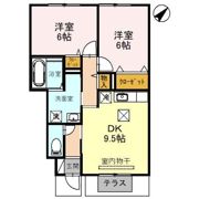 レイクビューの間取り画像