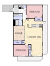 リベール厚生町の間取り画像
