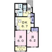 ラヴェール若宮の間取り画像