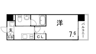 リアンジェ兵庫本町の間取り画像