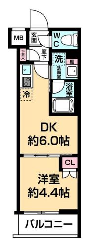 ハーモニーレジデンス中野NORTH ARAIの間取り画像