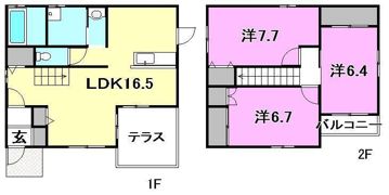 CASA QUATTROの間取り画像