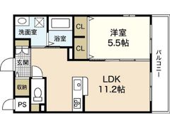 ROSSO庚午の間取り画像