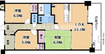 アメニティ南草津Ⅳの間取り画像