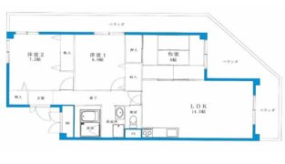 グリーンコーポ西中島の間取り画像