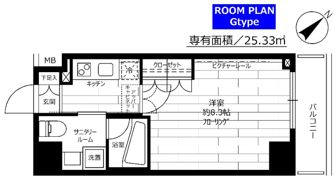 ステージグランデ蒲田アジールコートの間取り画像