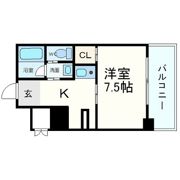 W.O.B HONMACHI-WESTの間取り画像