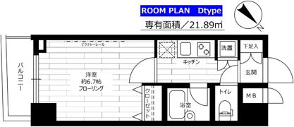 ステージファースト三軒茶屋Ⅱの間取り画像