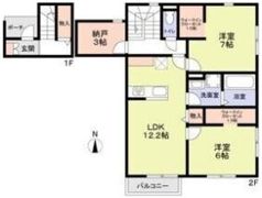 フォレストメゾンカームの間取り画像