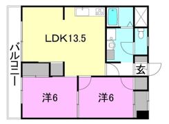 スカイビル生石の間取り画像