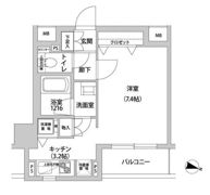 ドミール青柳の間取り画像