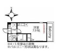 ブリティッシュ・ヒルズR1 横浜三ツ沢の間取り画像
