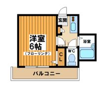 ハイツプルメリアの間取り画像