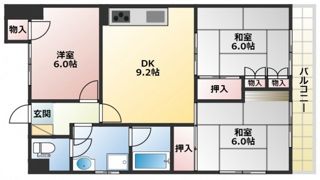 ハイデンスホンダの間取り画像