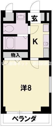 レイクパレスゼゼの間取り画像