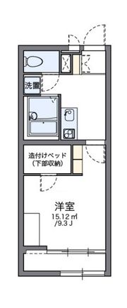 レオパレスTHUBAKIの間取り画像