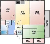 ハイムM2の間取り画像