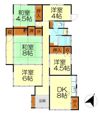 呉市宮原9丁目戸建ての間取り画像