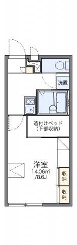 レオパレスエバーグリーン葛本の間取り画像