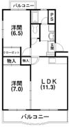 ハイムコターナIIの間取り画像